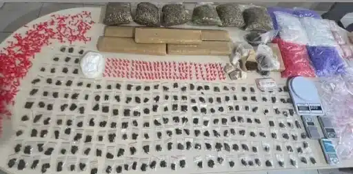 Drogas apreendidas na cidade de Catu a 95km de Salvador