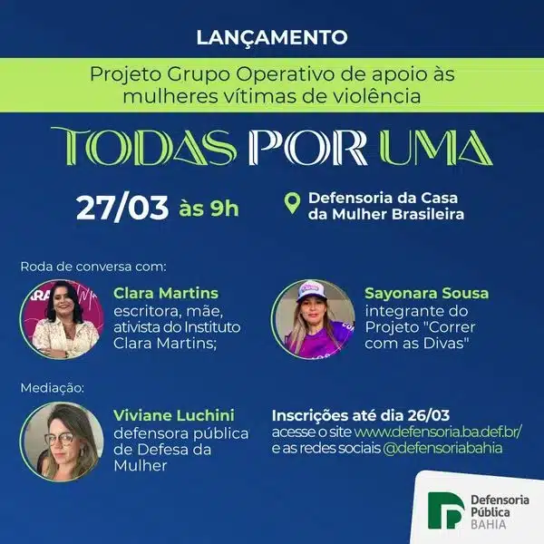 lancamento do grupo operativo todas por uma 2055526 article » Gnews Bahia
