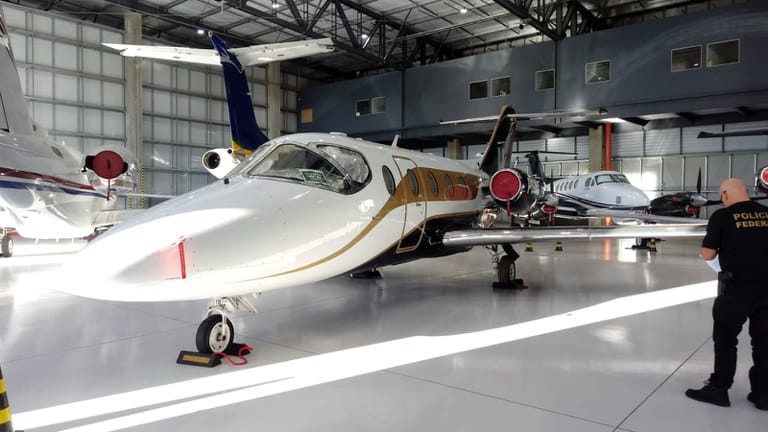 Aviao apreendido na Operacao Slim Foto Reproducao Policia Federal &raquo; Gnews Bahia