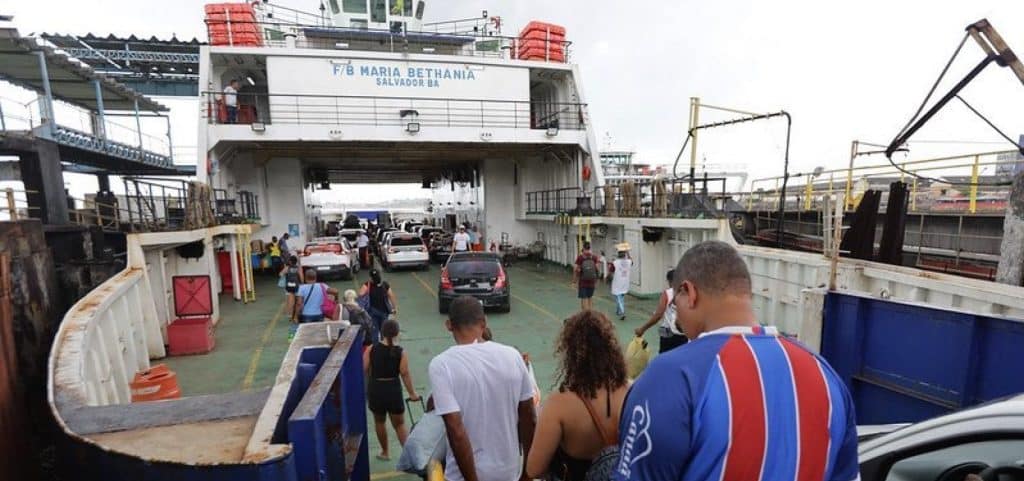 184373ferry boat registra fila moderada nesta terca espera chega a tres horas em salvador 3 &raquo; Gnews Bahia