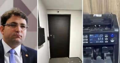 PF encontra sala secreta com máquina de contar dinheiro em hangar de advogado investigado por lavagem de dinheiro